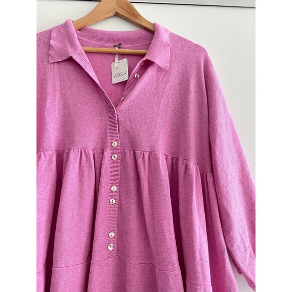 NWT Free People X REVOLVE Easy Kinda Love Romper in Rambling Rose Size Small - Picture 5 of 8